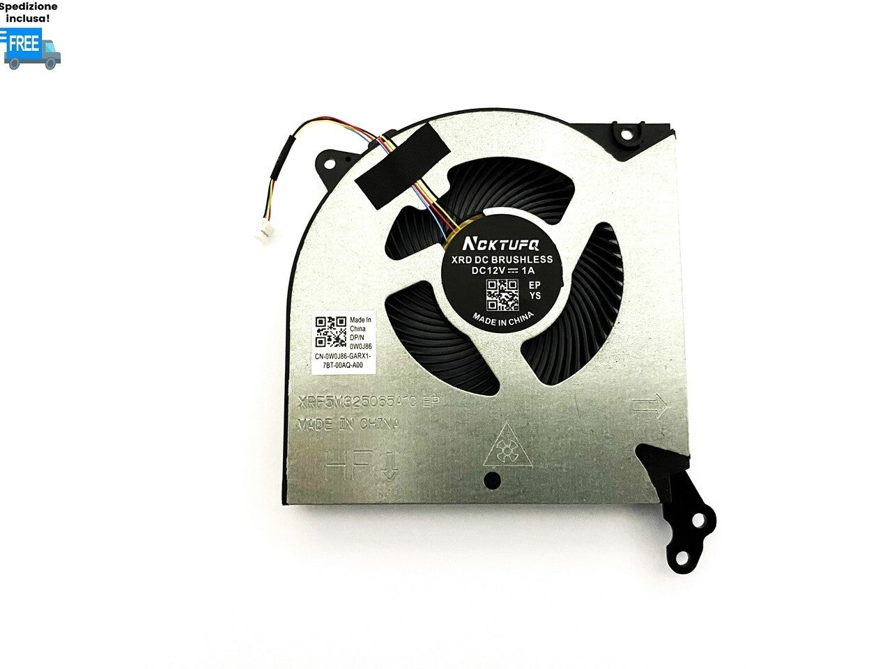 VENTOLA LENOVO LEGION 5 5-15ARH05H VERSIONE 1  MODELLO 12V FAN COOLER