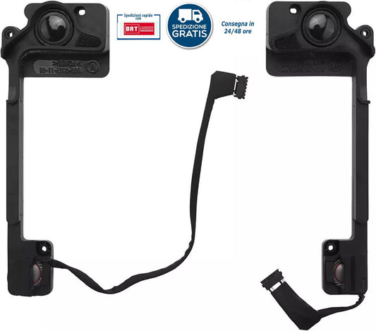 COPPIA SPEAKER  PER APPLE MACBOOK PRO 13 A1502 MOD. 2013 2014 2015 CASSE AUDIO