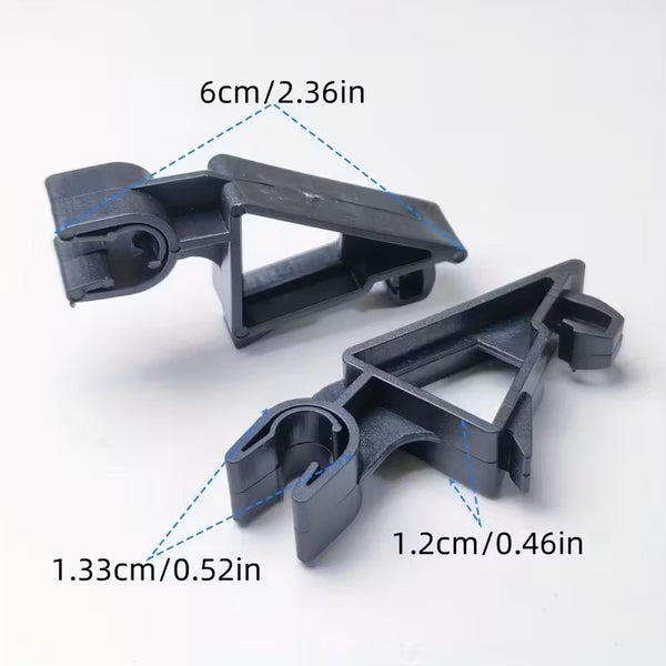 2 clip fissaggio asta cofano Opel Astra F Kadett E Vauxhall supporto barra