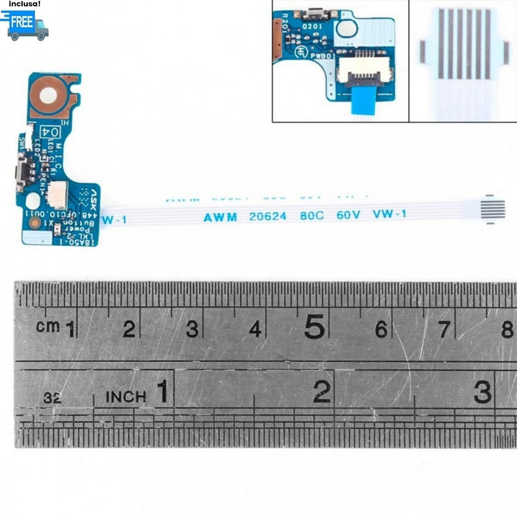 POWER BUTTON LENOVO L380 L390 INTERRUTORE TASTO ACCENSIONE 448.0FC10.0011