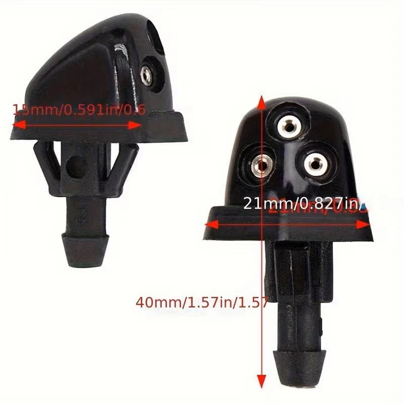 2 Windshield Washer Nozzles Suzuki Swift SX4 Grand Vitara Sprayers