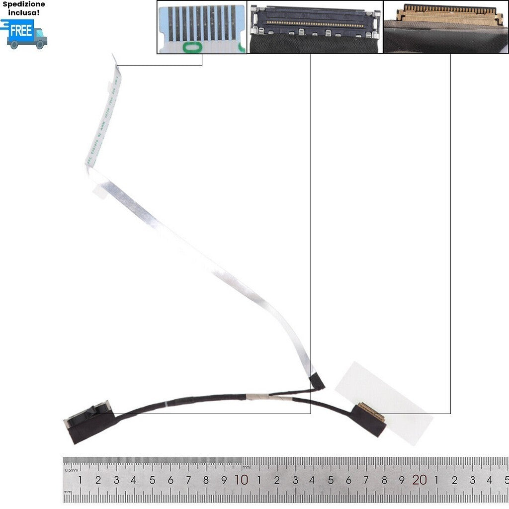 Lenovo Air-14IIL- 14ARE 2020 cavo flat display 30 pin DC02003N100 LED