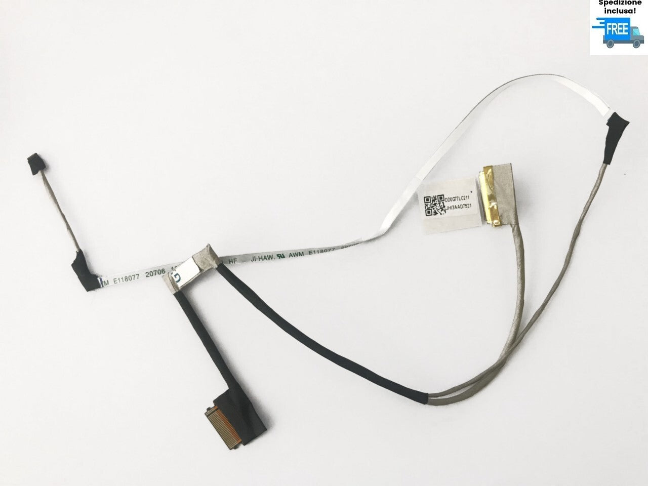 CAVO FLAT VIDEO HP 15-CC 15-CK TPN-Q201 CABLE LED LVDS DD0G77LC211