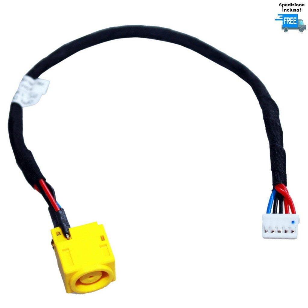 JACK LENOVO THINKPAD L510 L512 L410 L412 DW428 CONNETTORE DC POWER IN 5 PIN