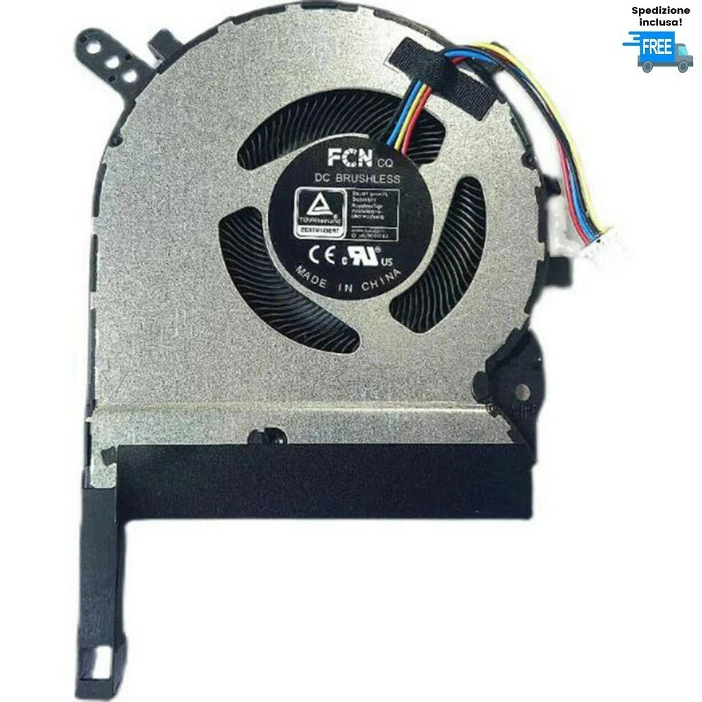 VENTOLA  ASUS TUF FA506 FA506QR A17  FA706 FAN 4 PIN COOLER 5V VERSIONE 2