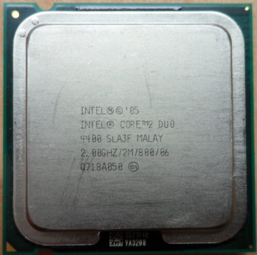 CPU INTEL CORE 2 DUO E4400  PROCESSORE SLA3F SOCKET 775  2.0 GHZ 2MB / 800