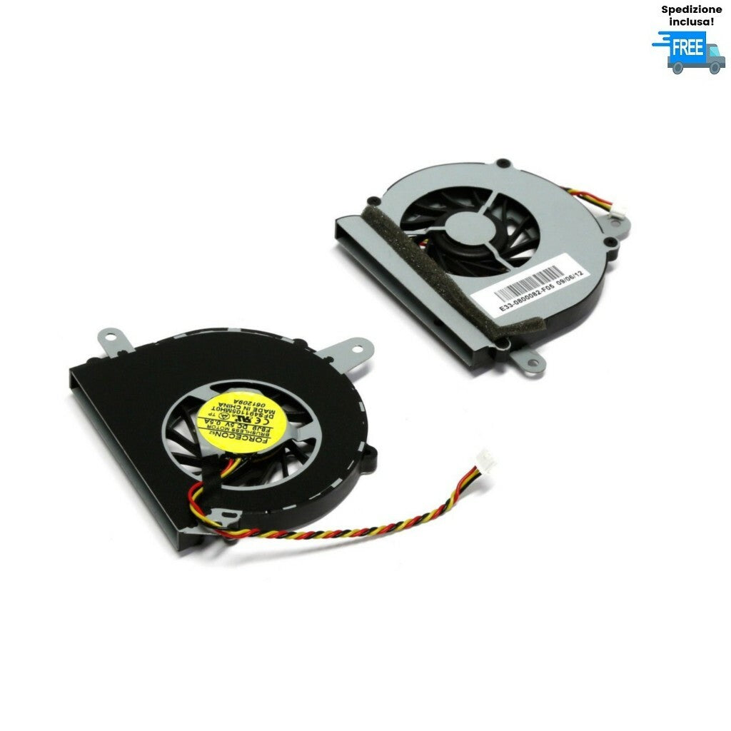 VENTOLA MSI X320 X340 X400 X410 NUOVA FAN COOLING  ORIGINALE (3PIN)