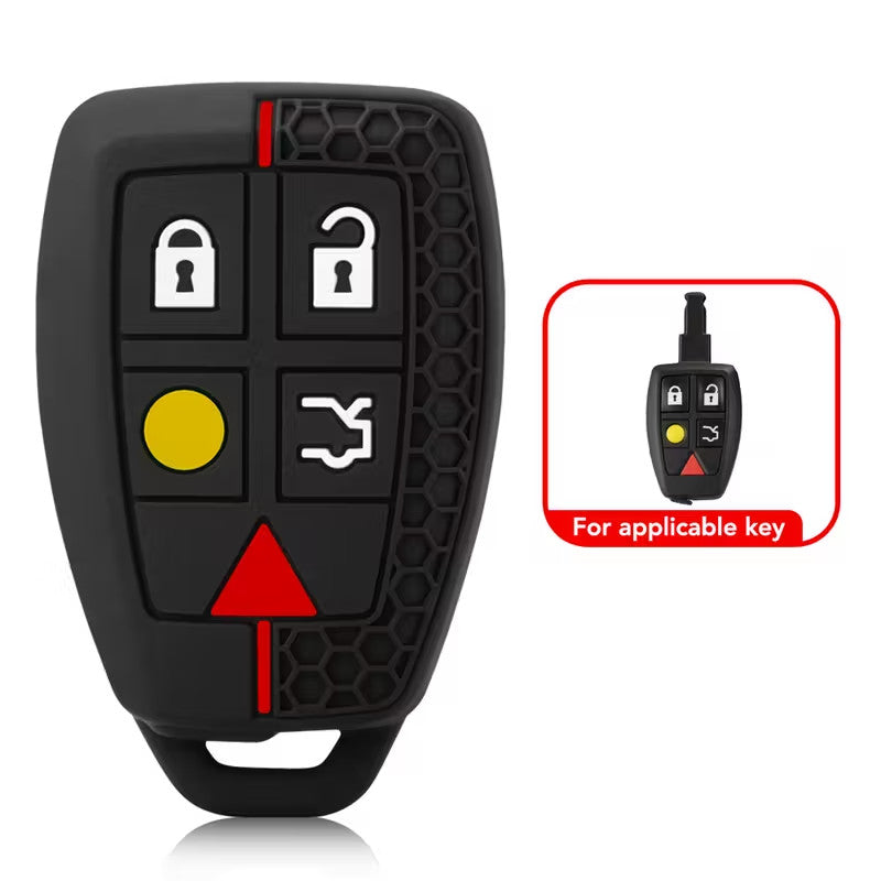 Custodia silicone chiave 5 tasti Volvo XC70 XC90 S40 S60 S80 C30 C70 V50 V70