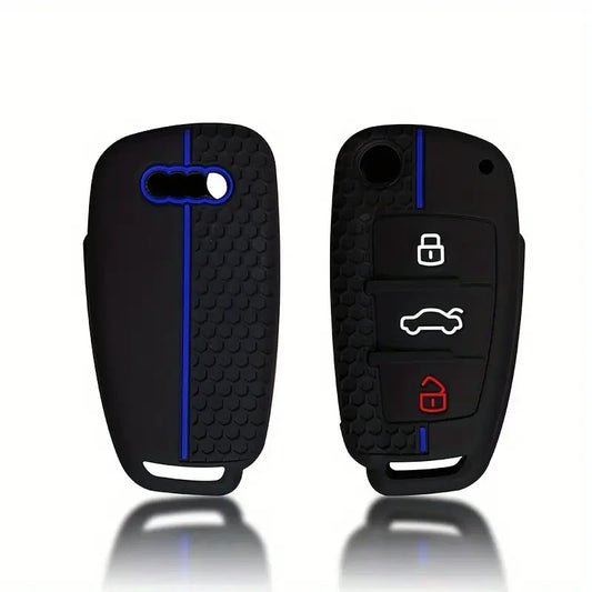 COVER CHIAVE AUDI TT A6 C6 A4 A5 A7 A3 Q2 Q3 Q7 S3 GUSCIO TELECOMANDO SILICONE