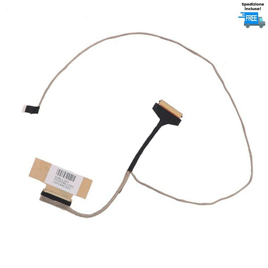 CAVO FLAT VIDEO HP STREAM 13-C LED DD0Y0BLC000 FLEX  CABLE VGA 40 PIN