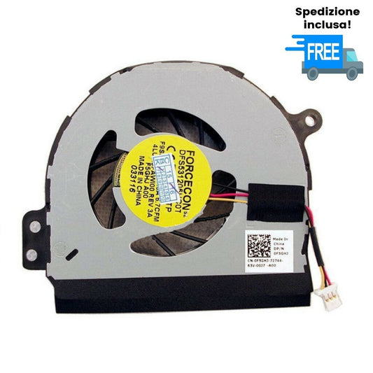 VENTOLA DELL 14R N4010 1464 1564 P08F P09G 13R 1764  NUOVA FAN ( 3PIN )