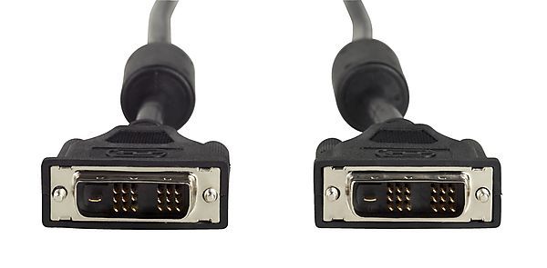 CAVO MONITOR M/M DVI-D SINGLE LINK DVI NUOVO 1,8 MT  PER MONITOR TV DIGITALE