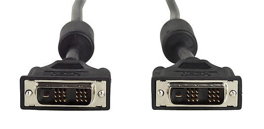 CAVO MONITOR M/M DVI-D SINGLE LINK DVI NUOVO 1,8 MT  PER MONITOR TV DIGITALE