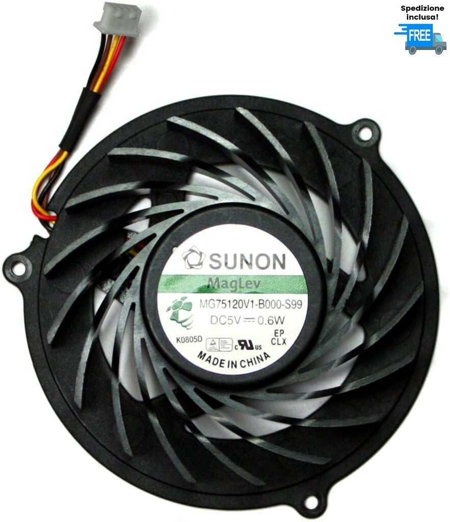 VENTOLA CPU ACER ASPIRE 5950 5950G NUOVA FAN COOLER  ( 4PIN )