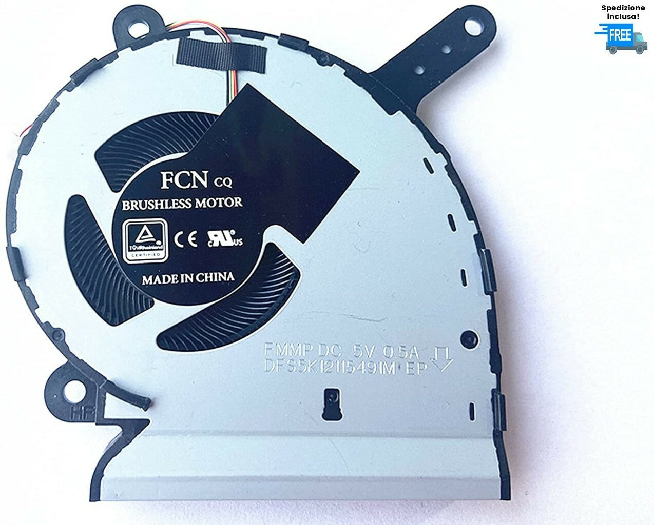 VENTOLA GPU FAN DC 5V VERSIONE 1 PER ASUS ROG STRIX G531 G531G DFS5K12115491M