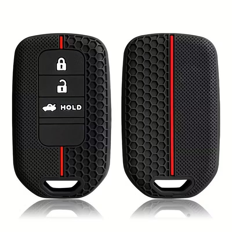 CRV Pilot Accord Civic Jazz HR-V Fit Freed Custodia Silicone 3 Tasti Chiave Auto