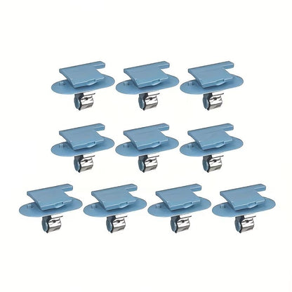 10 Clip fissaggio pannelli carrozzeria Opel Vauxhall blu rivestimenti interni