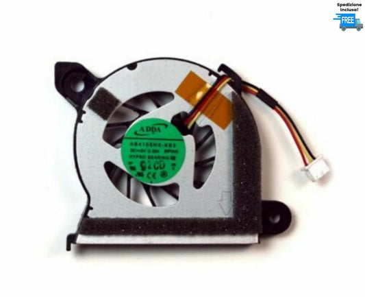 VENTOLA TOSHIBA MINI NB300 NB305 FAN NUOVA 3 PIN  ADDA AB4105HX-KB3