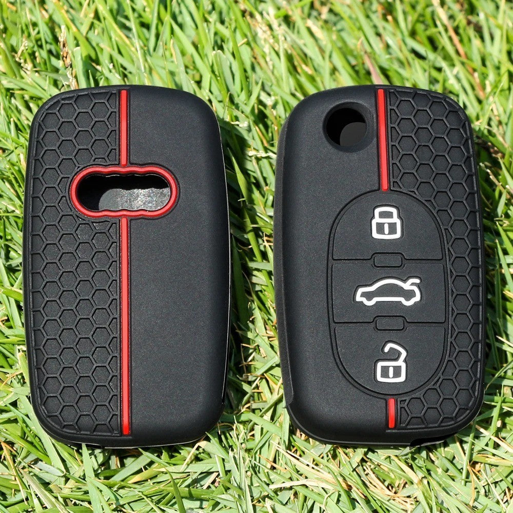 COVER CHIAVE AUDI A1 A2 A3 A4 A6 A8 B5 B6 TT 8N C5 GUSCIO TELECOMANDO SILICONE