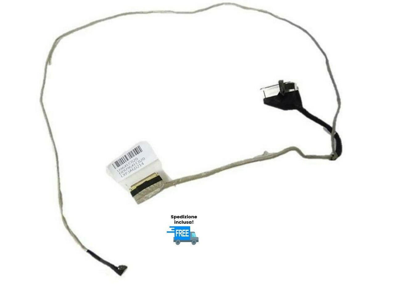 CAVO FLAT VIDEO HP 15-F SERIES TOUCH 30 PIN LED DDU96XLC020 DDU96XLC000 CABLE