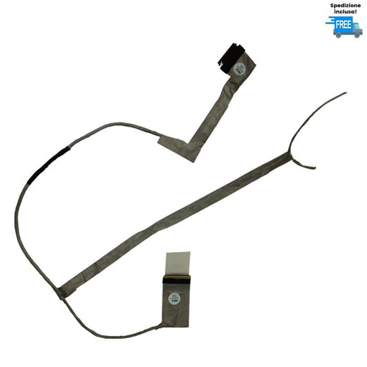 Lenovo B580 B590 V580 cavo flat display LED 40 pin no microfono 50.4TE09.001