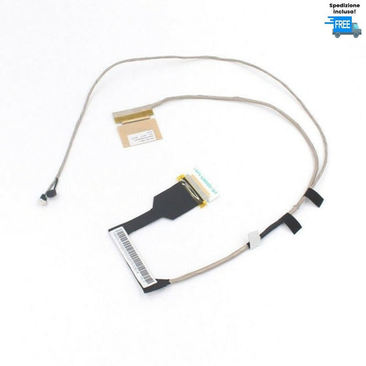CAVO FLAT VIDEO ASUS X301 X301A  DD0XJ6LC010 LED 40 PIN CABLE FLEX DISPLAY VGA