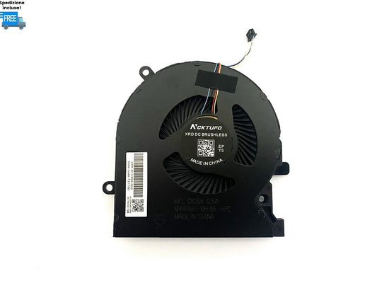 VENTOLA CPU HP OMEN 15-EK 15-EN FAN COOLER 4 PIN DC 5V NOTEBOOK