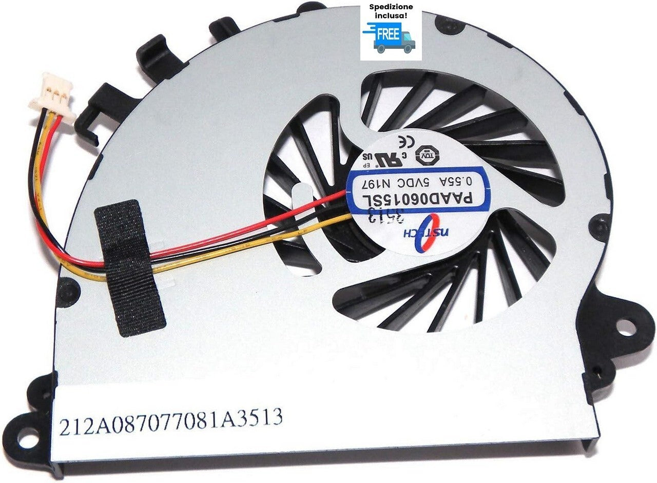VENTOLA GPU MSI GS70 GS72 FAN 3 PIN RAFFREDDAMENTO NOTEBOOK