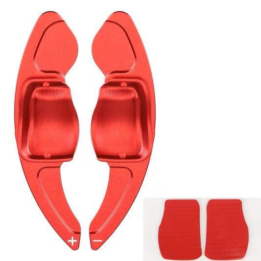 2 Pz Estensione Leve Paddle Cambio DSG Alluminio Rosso VW Golf 5 6 Jetta Passat