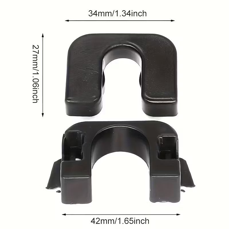 2 pezzi clip cappelliera bagagliaio Nissan Qashqai Note Renault Clio Megane Ford