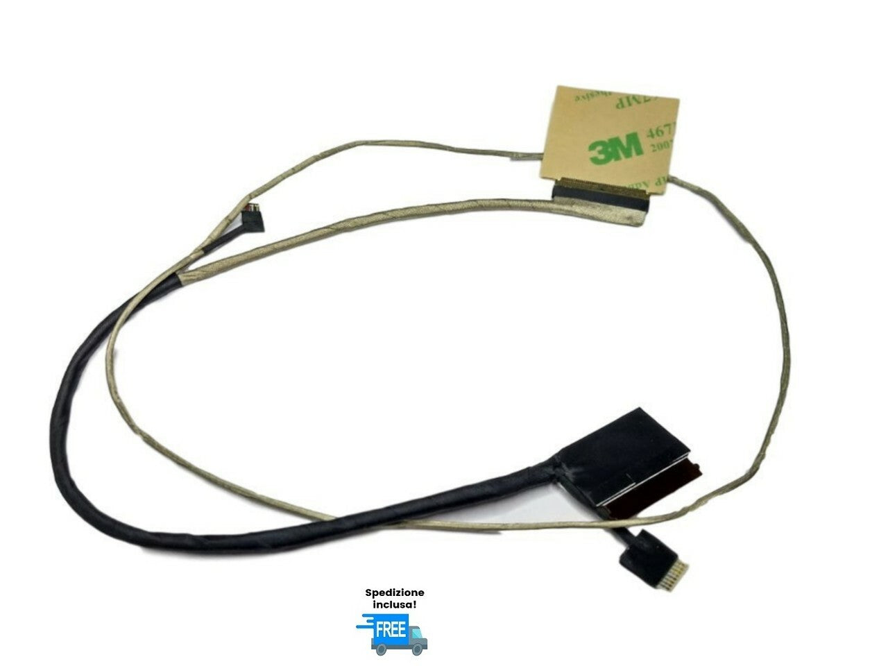 CAVO FLAT HP 15-AB 15-AB023CL15-AB121CA TOUCH LED 40 PIN P/N: DDX15CLC040