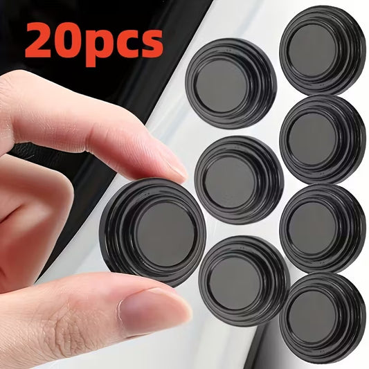 Set 20 Cuscinetti Gomma Paracolpi Porte Cofano Auto Antiurto Antigraffio