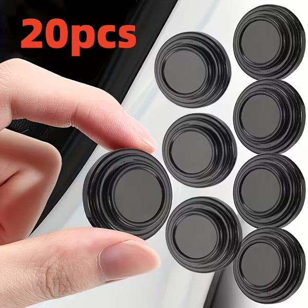 Set 20 Cuscinetti Gomma Paracolpi Porte Cofano Auto Antiurto Antigraffio