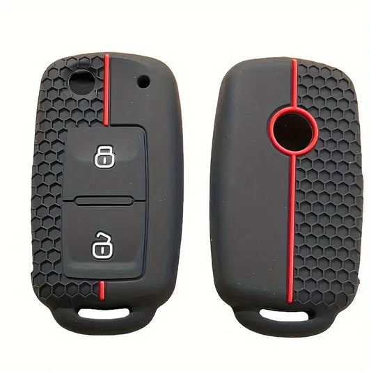 COVER CHIAVE VW POLO GOLF 5 6 7 MK4 JETTA ALTEA GUSCIO TELECOMANDO SILICONE