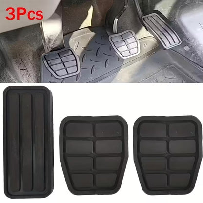 Set 3 pedali gomma per VW T4 Transporter 1990-2003 freno frizione gas