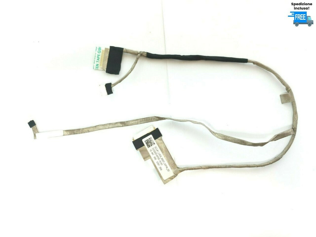 CAVO FLAT DISPLAY SAMSUNG  NP350E7C NP355E7C QCLA7 P/N:  DC02001KP00  40 PIN