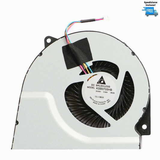 VENTOLA ASUS N46 N46VB N46VJ N46VM N46VZ N46E FAN NUOVA 4 PIN COOLER