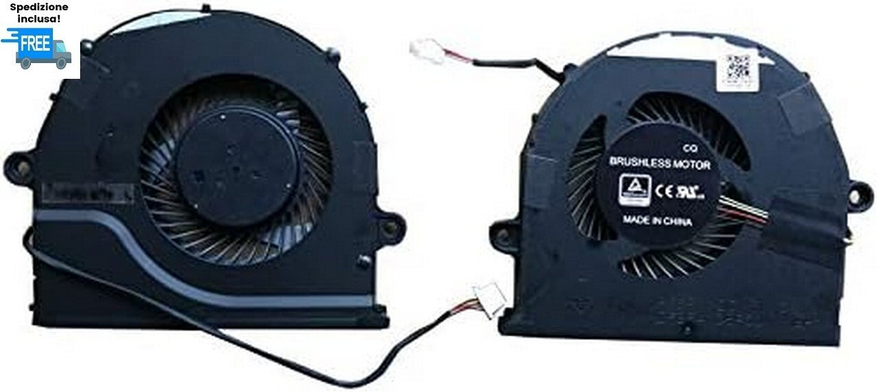 VENTOLA COOLER ASUS X63VD FZ63VD FX63VD FAN  VERSIONE 5V E CONNETTORE 5 PIN