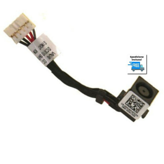 JACK DELL LATITUDE E7440 DW762 CONNETTORE ALIMENTAZIONE DC POWER IN 5 PIN
