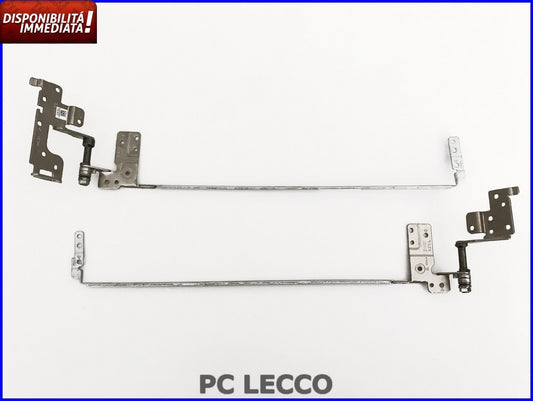COPPIA CERNIERE NUOVE  HINGE ORIGINALI  LENOVO B50-30  COMPLETE DI VITI