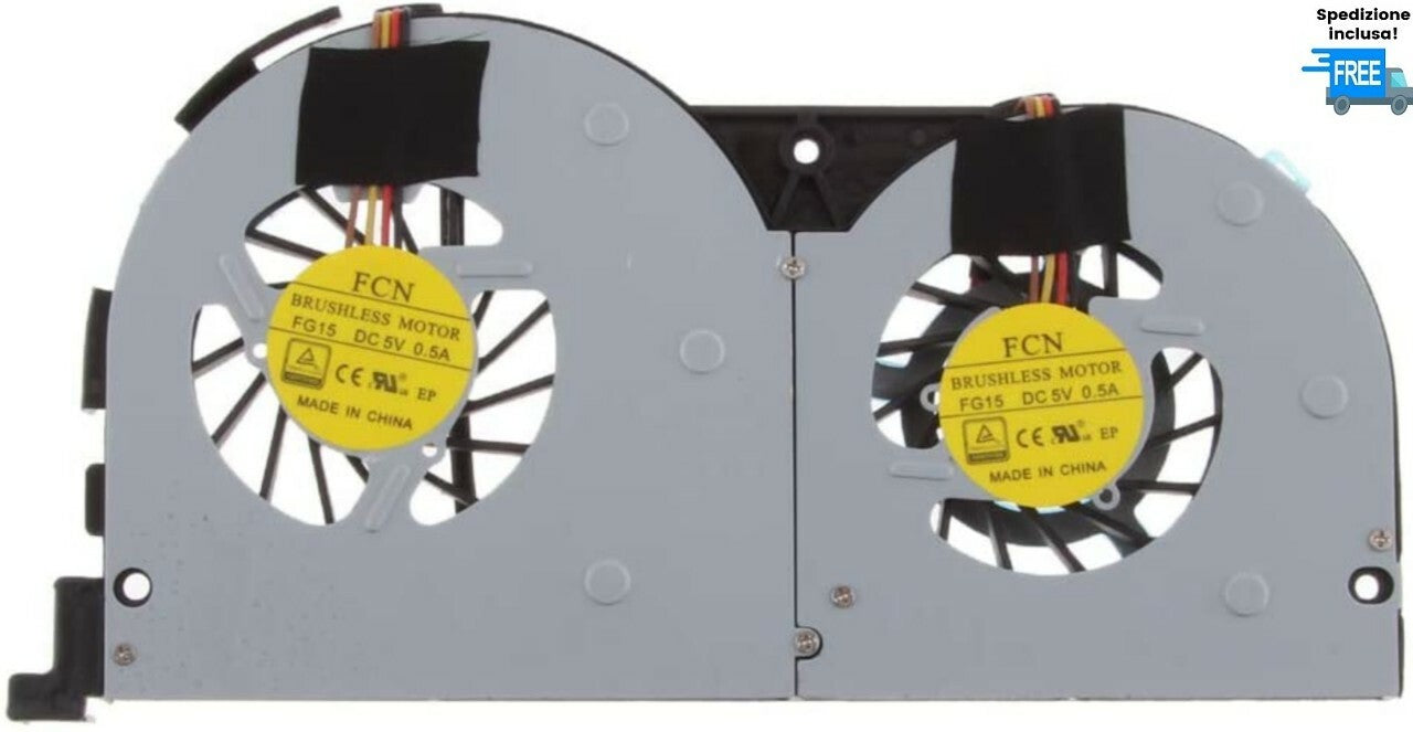 VENTOLA LENOVO Y50-70AS Y50-70AM Y50 Y50-50 FAN  NUOVA 4 PIN