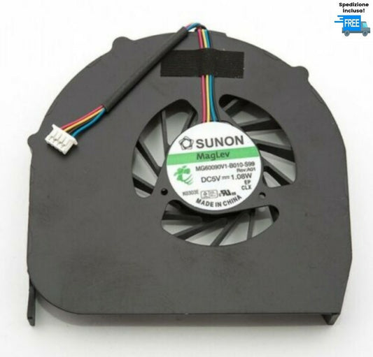 VENTOLA ACER ASPIRE 5738 5740 5542 5740G FAN CPU COOLER NUOVA 4 PIN