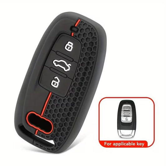 Custodia Silicone Chiave Audi A1 A3 A4 A5 A6 A7 A8 Q3 Q5 Q7 cover telecomando