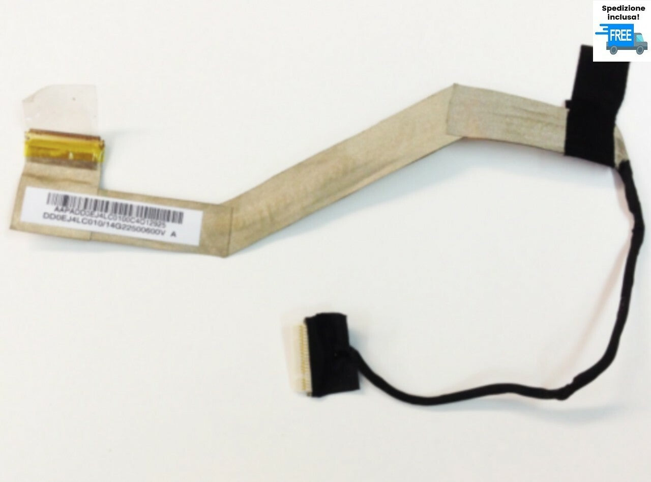 CAVO FLAT DISPLAY ASUS 1015PE 1011 P/N: 1422-00TG000 FLEX VIDEO CABLE LED