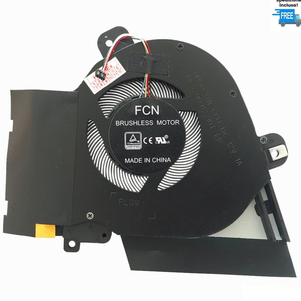 VENTOLA FAN DC 12V VERSIONE 1 PER ASUS ROG ZEPHYRUS S GX502 GU502 13NR02U0T02011