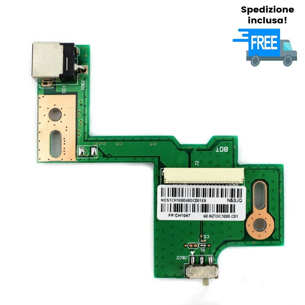JACK ASUS N53 N53J N53JF N53JQ N53S N53SV N53JN CONNETTORE DC POWER IN BOARD