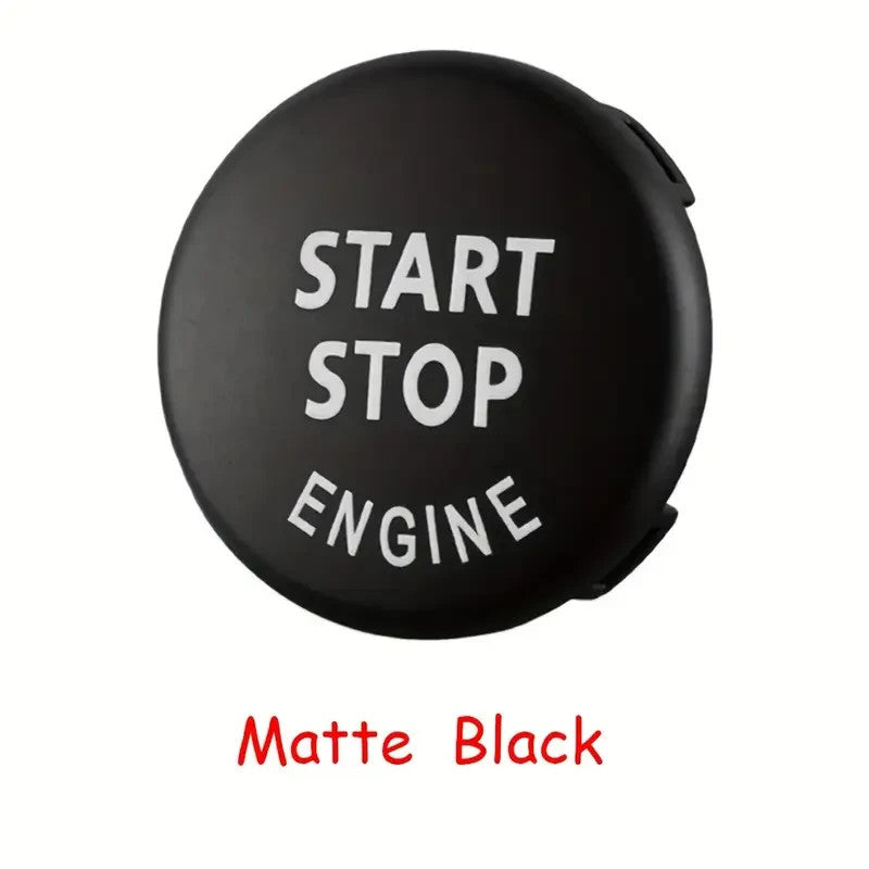 Pulsante START STOP ENGINE nero opaco BMW X1 X3 X5 X6 Z4 Serie 1 3 5 E60 E90
